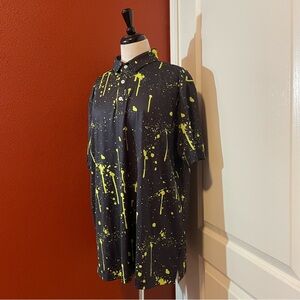 Sunday Swagger Men’s The Drip Spray Paint Golfing Performance Lightweight Polo